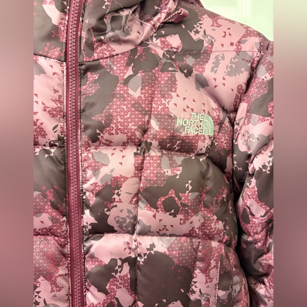 The North Face Destiny 550 Fill Down Novelty Snow Jacket Womens M Purple Winter - Picture 2 of 6